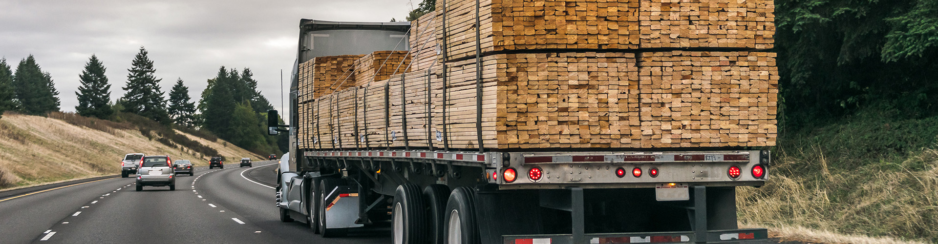 Lumber Insurance 18 Wheeler Banner